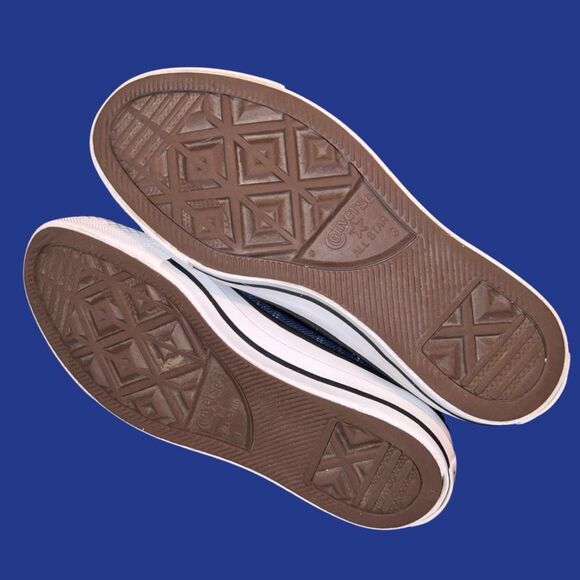 Converse Women's Chuck Taylor All Star Dual Zip Plaid Blue Black White Size 5 - Picture 5 of 7